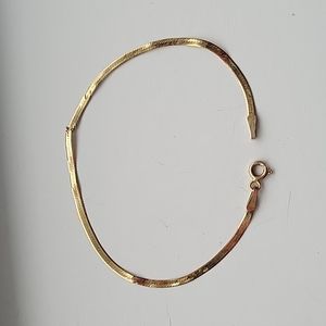 14K italian gold wristlet (broken)